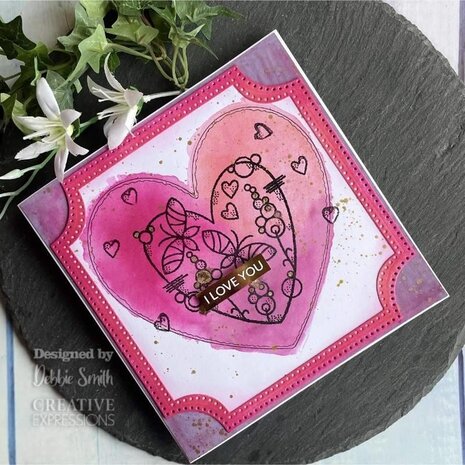 Woodware Butterfly Heart Clear Stamps (FRS965) (OUTLET)