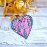 Woodware Butterfly Heart Clear Stamps (FRS965) (OUTLET)