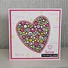 Woodware Bubble Heart Clear Stamps (FRS964) (OUTLET)