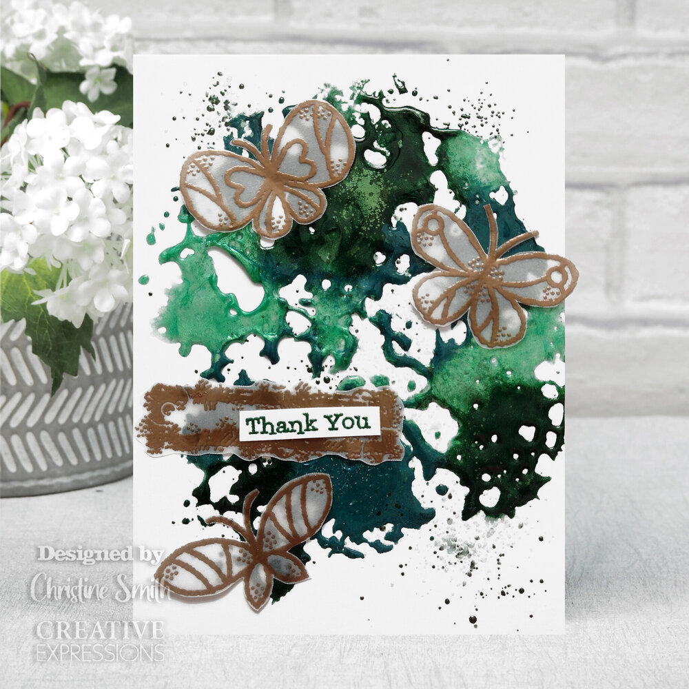 Woodware Wired Butterflies Clear Stamps (FRS961) (OUTLET)