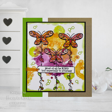 Woodware Wired Butterflies Clear Stamps (FRS961) (OUTLET)