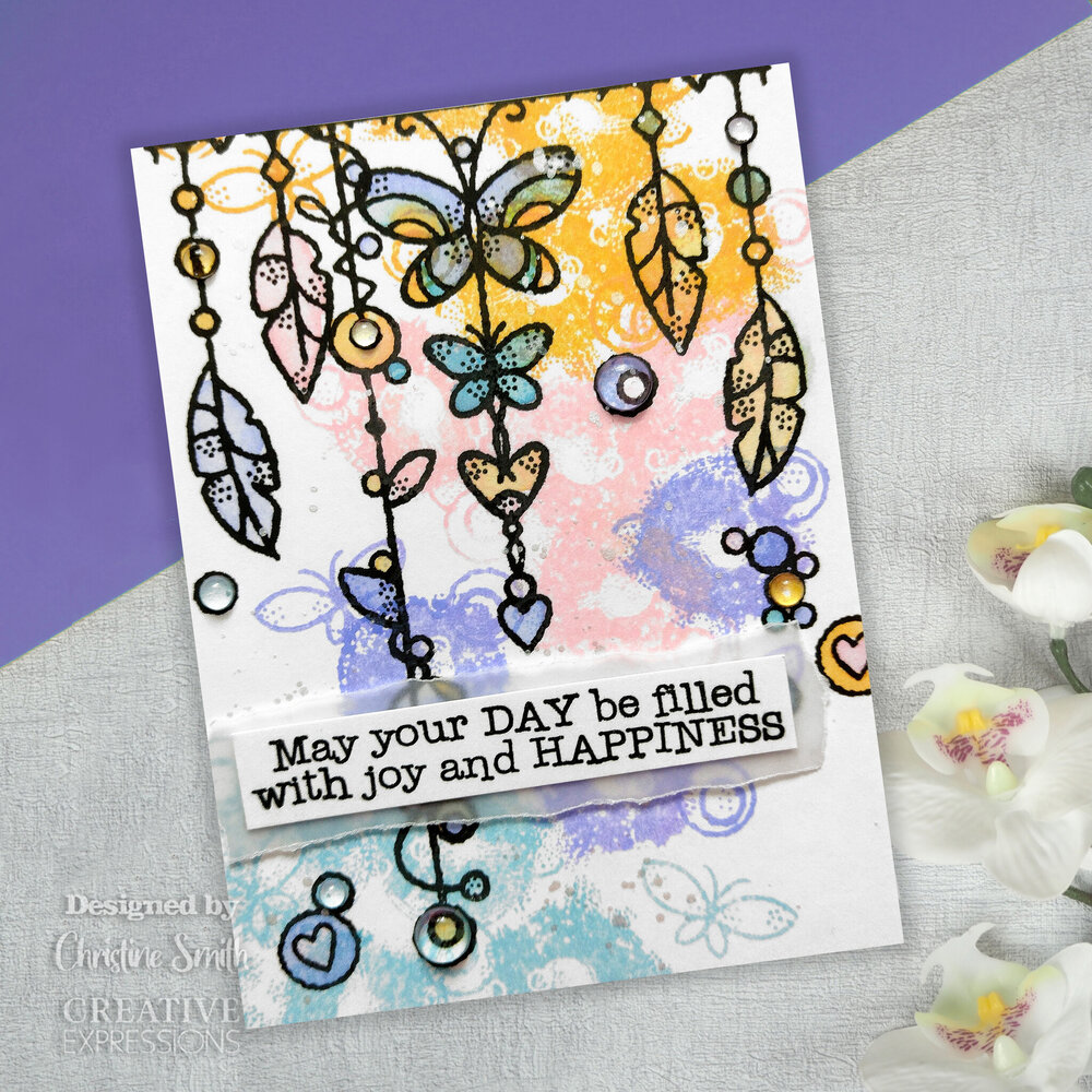 Woodware Garden Dream Catcher Clear Stamps (FRS960) (OUTLET)