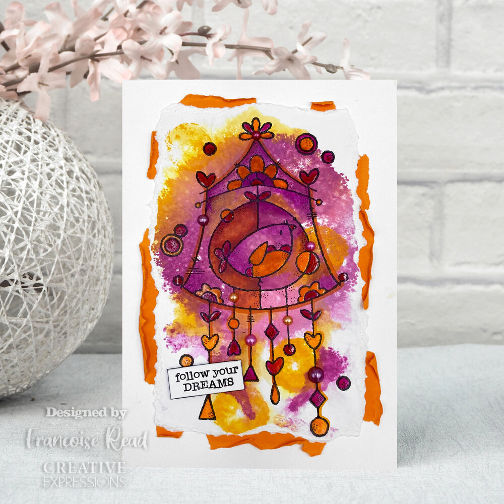 Woodware Garden Dream Catcher Clear Stamps (FRS960) (OUTLET)