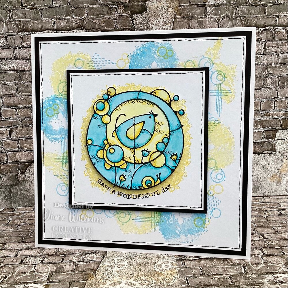 Woodware Bird Circle Clear Stamps (FRS957) (OUTLET)