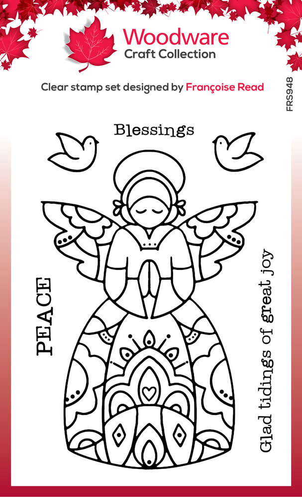 Woodware Angel Blessings Clear Stamps (FRS948) (OUTLET) Woodware Angel Blessings Clear Stamps (FRS948) (OUTLET)