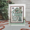 Woodware Christmas House Clear Stamps (FRS940) (OUTLET)