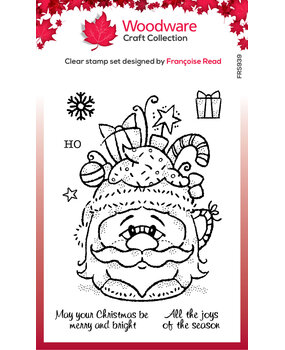 Woodware Santa Cup Clear Stamps (FRS939) (OUTLET)