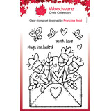 Woodware Flower Envelope Clear Stamps (FRS929) (OUTLET)