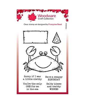 Woodware Mr Crab Clear Stamps (FRS924) (OUTLET)
