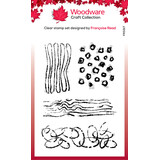 Woodware Texture Patches Clear Stamp (FRS917) (OUTLET)