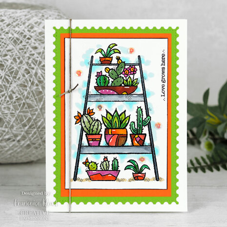 Woodware Indoor Garden Clear Stamp (FRS915) (OUTLET)