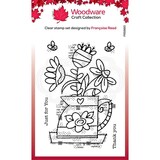 Woodware Flower Jug Clear Stamp (FRS860) (OUTLET)