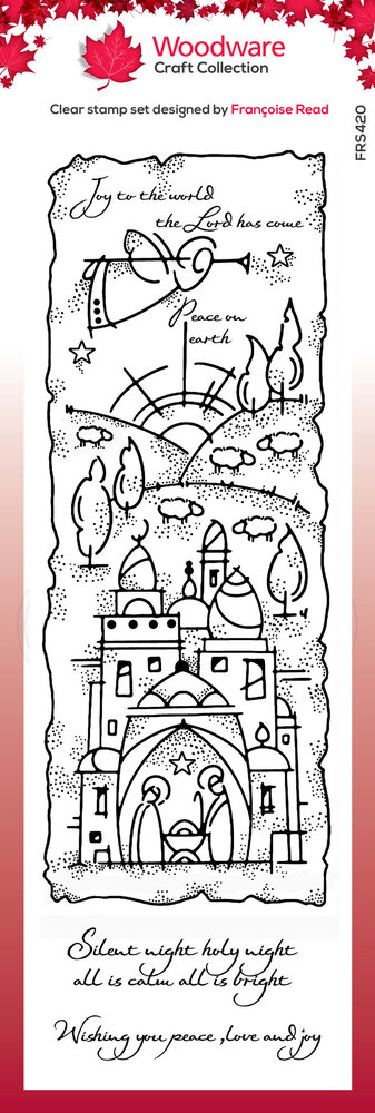 Woodware Holy Night Clear Stamps (FRS420) (OUTLET)