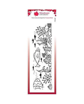 Woodware Coral Reef Clear Stamp (FRS418) (OUTLET)