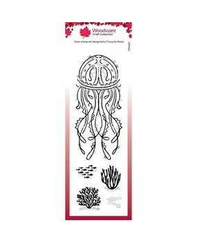 Woodware Jelly Fish Clear Stamps (FRS417) (OUTLET) Woodware Jelly Fish Clear Stamps (FRS417) (OUTLET)