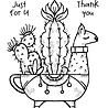 Woodware Llama Planter Clear Stamp (FRS089) (OUTLET) Woodware Llama Planter Clear Stamp (FRS089) (OUTLET)