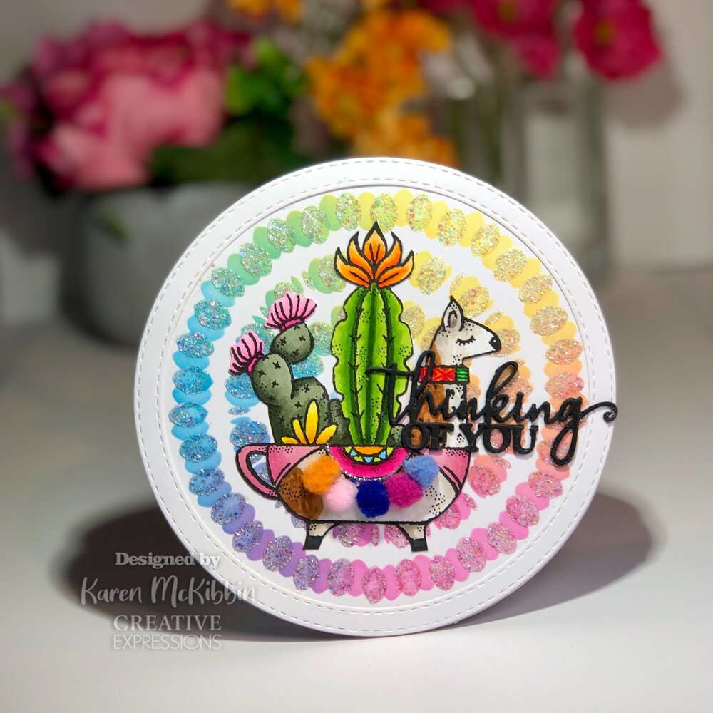 Woodware Llama Planter Clear Stamp (FRS089) (OUTLET) Woodware Llama Planter Clear Stamp (FRS089) (OUTLET)