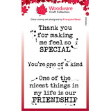 Woodware Kind Words Clear Stamps (FRM059) (OUTLET)