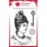 Woodware Vintage Lady Clear Stamps (FRM057) (OUTLET)