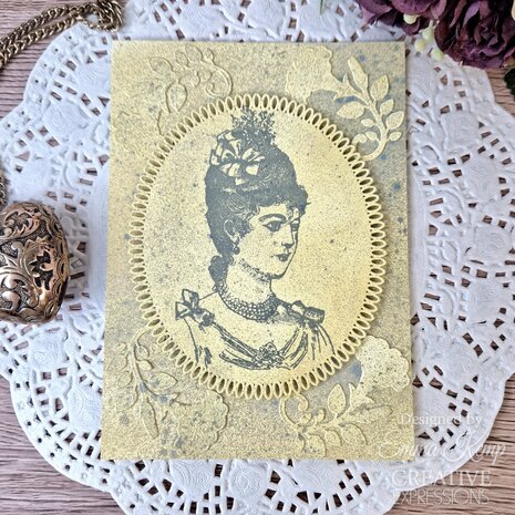 Woodware Vintage Lady Clear Stamps (FRM057) (OUTLET)