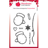 Woodware Gloves Clear Stamps (FRM049) (OUTLET)
