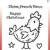 Woodware French Hen Clear Stamps (FRM047) (OUTLET)