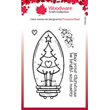 Woodware Tree Light Bulb Clear Stamps (FRM045) (OUTLET)