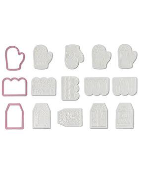 We R Makers Christmas Die and Stamp Shifters Mitt (15pcs) (60001024) (OUTLET)