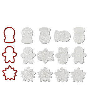 We R Makers Christmas Die and Stamp Shifters Globe (15pcs) (60001023) (OUTLET)