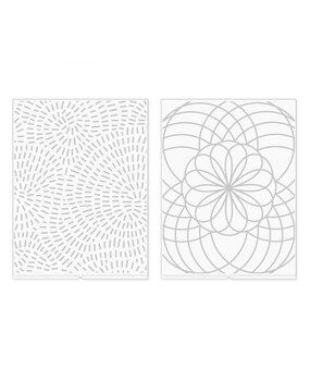 We R Makers Shimelle Revolution Embossing Folder (2pcs) (661205) (OUTLET)