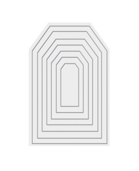 We R Makers Tag Revolution Nested Dies (7pcs) (661183) (OUTLET)