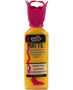 Tulip Matte Dimensional Fabric Paint Dandelion Yellow 1.25 fl oz (65301) (OUTLET)