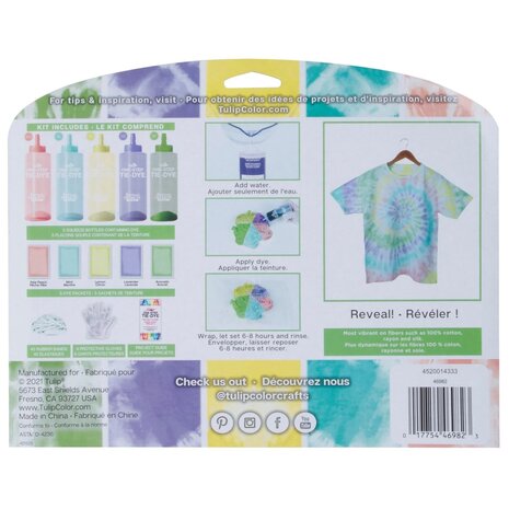 Tulip One-Step Tie-Dye Kit Flower Petals (5pcs) (46982) (OUTLET)