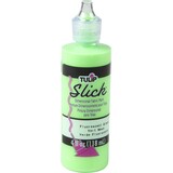 Tulip Slick Dimensional Fabric Paint Fluorescent Green 4 fl oz (41412) (OUTLET)