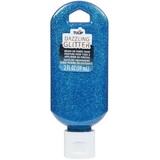 Tulip Dazzling Glitter Brush-on Fabric Paint Dazzling Aquamarine 2 fl oz (40192) (OUTLET)