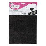 Tulip Iron-On Transfer Sheets Fashion Glitter Black (1pcs) (34404) (OUTLET)