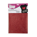 Tulip Iron-On Transfer Sheets Fashion Glitter Red (1pcs) (32476) (OUTLET)