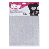 Tulip Iron-On Transfer Sheets Fashion Glitter Silver (1pcs) (32475) (OUTLET)