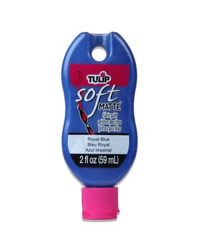 Tulip Matte Brush-On Soft Fabric Paint Royal Blue 2 fl oz (30973) (OUTLET)