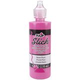 Tulip Slick Dimensional Fabric Paint Neon Plum 4 fl oz (30715) (OUTLET)