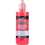 Tulip Slick Dimensional Fabric Paint Neon Red 4 fl oz (30711) (OUTLET)