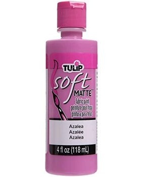 Tulip Matte Brush-On Soft Fabric Paint Azalea 4 fl oz (26547) (OUTLET)