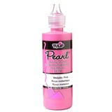 Tulip Pearl Dimensional Fabric Paint Metallic Pink 4 fl oz (26527) (OUTLET)