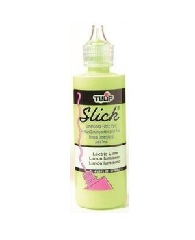 Tulip Slick Dimensional Fabric Paint Lectric Lime 4 fl oz (26523) (OUTLET) Tulip Slick Dimensional Fabric Paint Lectric Lime 4 fl oz (26523) (OUTLET)
