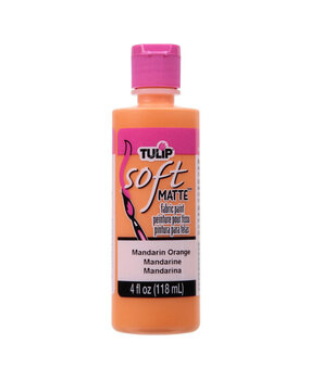 Tulip Matte Brush-On Soft Fabric Paint Mandarin Orange 4 fl oz (21733) (OUTLET) Tulip Matte Brush-On Soft Fabric Paint Mandarin Orange 4 fl oz (21733) (OUTLET)