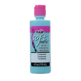 Tulip Matte Brush-On Soft Fabric Paint Turquoise 4 fl oz (21731) (OUTLET)
