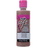 Tulip Matte Brush-On Soft Fabric Paint Chocolate 4 fl oz (21727) (OUTLET)