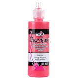 Tulip Sparkles Dimensional Fabric Paint Red Hot 4 fl oz (20742) (OUTLET)