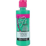 Tulip Matte Brush-On Soft Fabric Paint Holiday Green 4 fl oz (20411) (OUTLET)