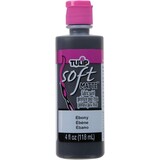 Tulip Matte Brush-On Soft Fabric Paint Ebony 4 fl oz (20404) (OUTLET)